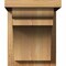 Ekena Millwork Yorktown Rough Sawn Corbel w/Backplate, Western Red Cedar, 8"W x 10"D x 10"H COR08X10X10YOR01RWR - alternate 2
